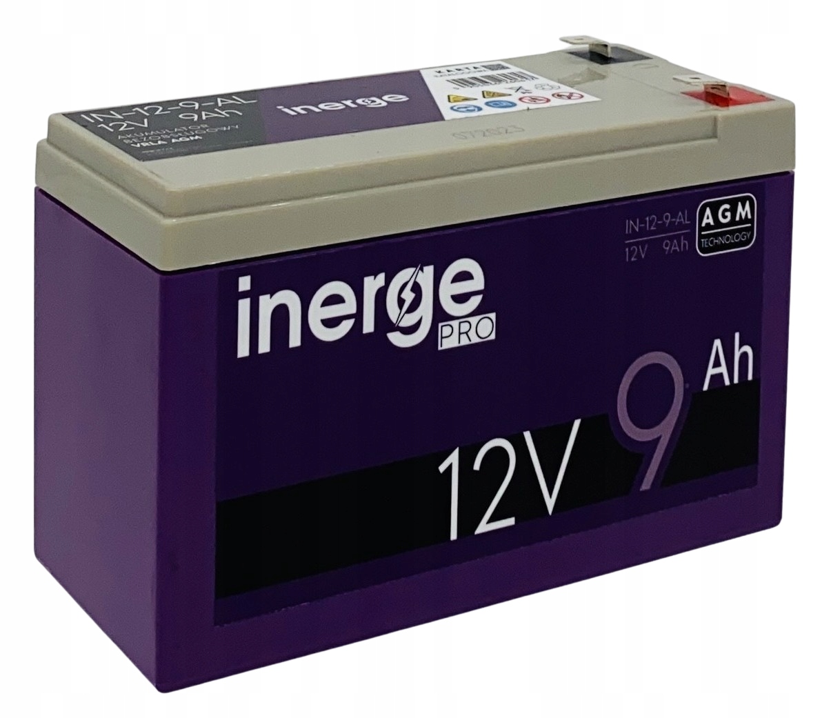 Akumulátor Inerge 12 V 9 Ah